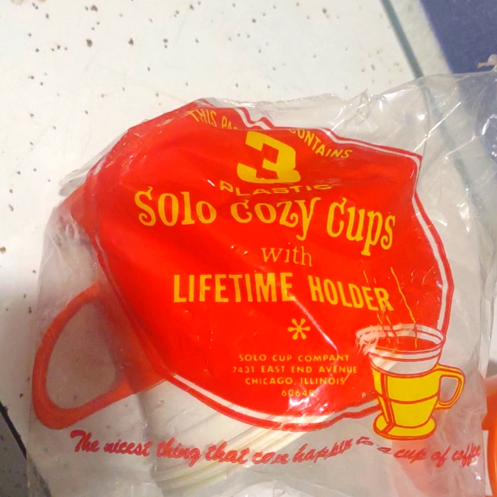 Original Plastic " SOLO.CUP" 1960s